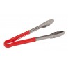 S/S Colour Coded Red Serving Tongs