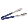 S/S Colour Coded Blue Serving Tongs