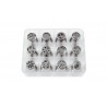 Flower nozzles 12 pcs, s/s