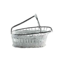 Wine basket, silverplated