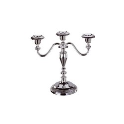 Candelabra 3-lights, silverplated