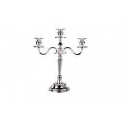 Candelabra 3-lights, silverplated