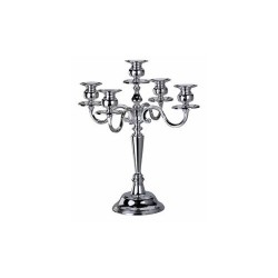 Candelabra 5-lights, silverplated