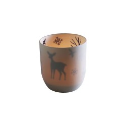 Christmas ceramic candleholder Bolsius "Deer"