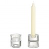 Glass candleholder Bolsius 2in1