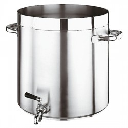 Stock pot with tap