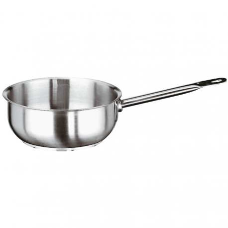 Curved sauté pan