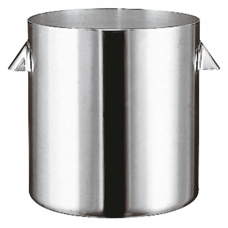 Bain-marie pot, 2 handles, s/s