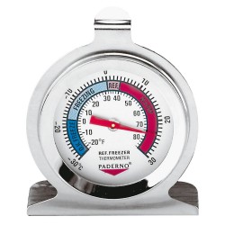 Fridge/freezer thermometer, s/s