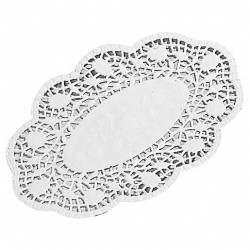 Oval Paper Doilies 180x250mm Pack of 250