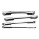 Stainless Steel Fluted Chisel Set of 4