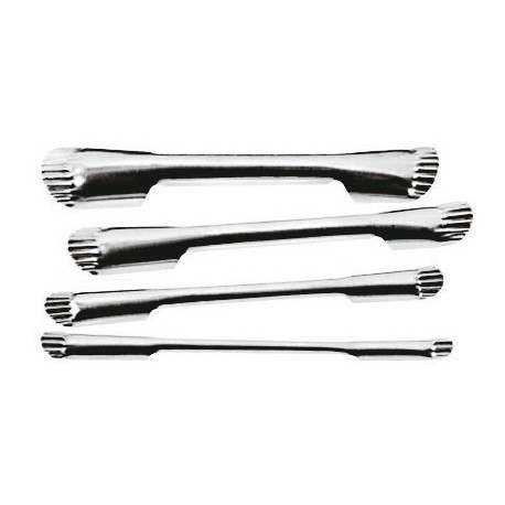 Stainless Steel Fluted Chisel Set of 4