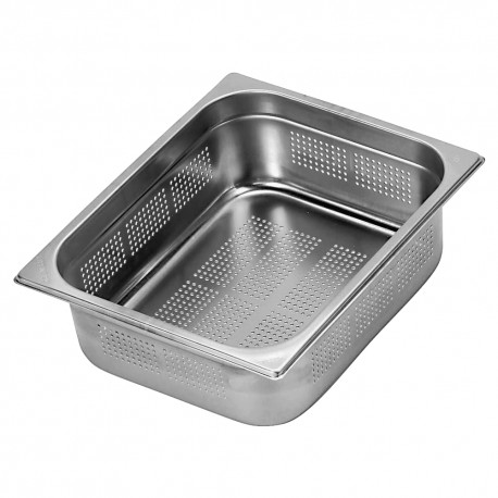 Stainless Steel Perforated 2/1 Gastronorm Pan