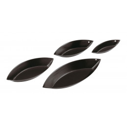 Non Stick Boat Pastry Mould (Pack of 6)