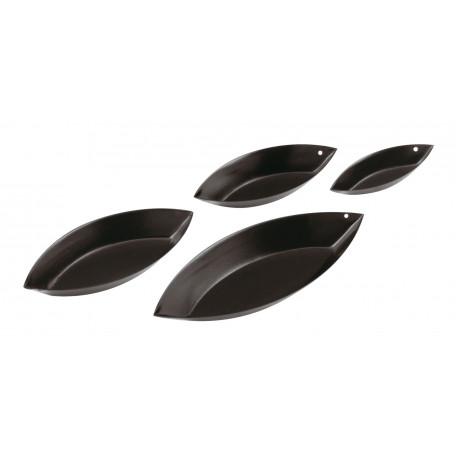 Non Stick Boat Pastry Mould (Pack of 6)