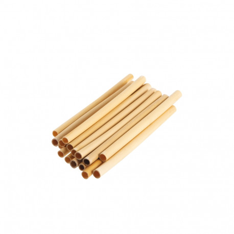 Bamboo Straight Straws 140mm (Pack of 24)