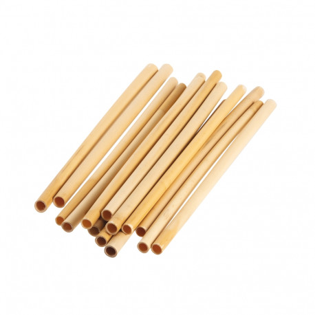 Bamboo Straight Straws 200mm (Pack of 150)