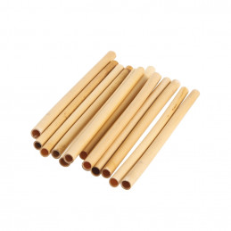Bamboo Straight Straws 180mm (Pack of 24)