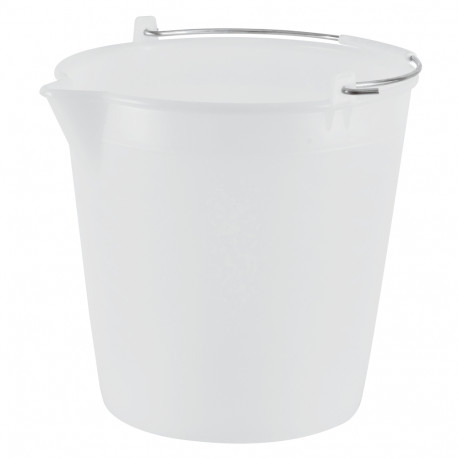 Graduated bucket, plastic