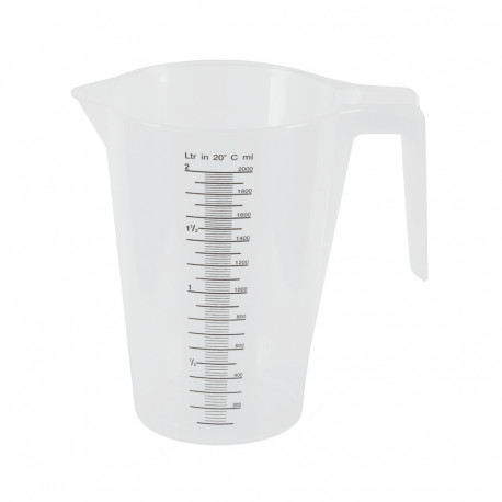 Measuring jug, stackable, PP