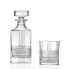 BRILLANTE, Set Whisky decanter + 6 DOF tumblers