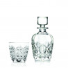 ENIGMA, Set Whisky decanter + 6 DOF tumblers