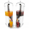 Stainless Steel Juice Dispenser Double