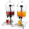 Stainless Steel Juice Dispenser Double