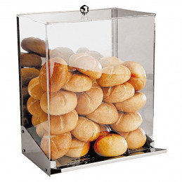 Bread roll-dispenser, s/s-acrylic
