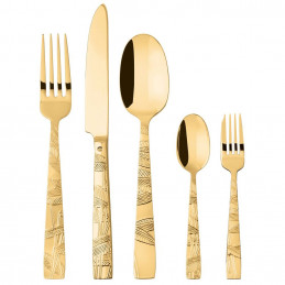 Sambonet Jungle PVD Gold Cutlery