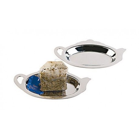 Tea bag rests, s/s, 2-pcs set