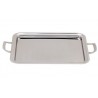 Tray with handles, 18-10 s/s