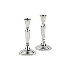 Candle stick, silverplated, 2-pcs set