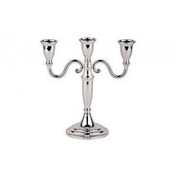 Candelabra 3-lights, silverplated