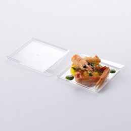 Martellato ZEN Transparent Plates/Lids Pack of 50