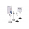 Table number stand, s/s, 4 pcs set