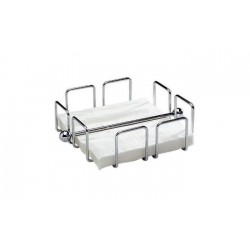 Napkin holder, chrome plated wire