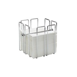 Napkin holder, chrome plated wire