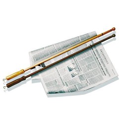 Newspaper stick, wood