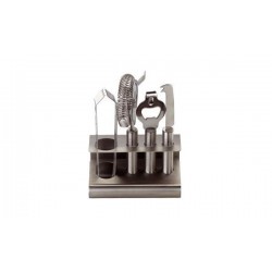 Bar set, 5 pieces, s/s